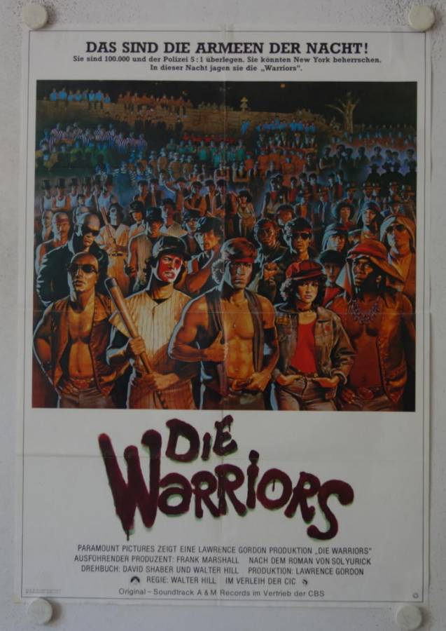 Die Warriors originales deutsches Filmplakat